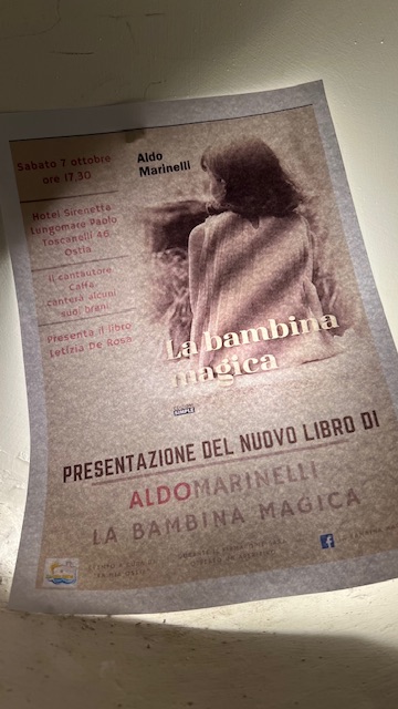 Presentazione del nuovo libro di Aldo Marinelli, La bambina magica